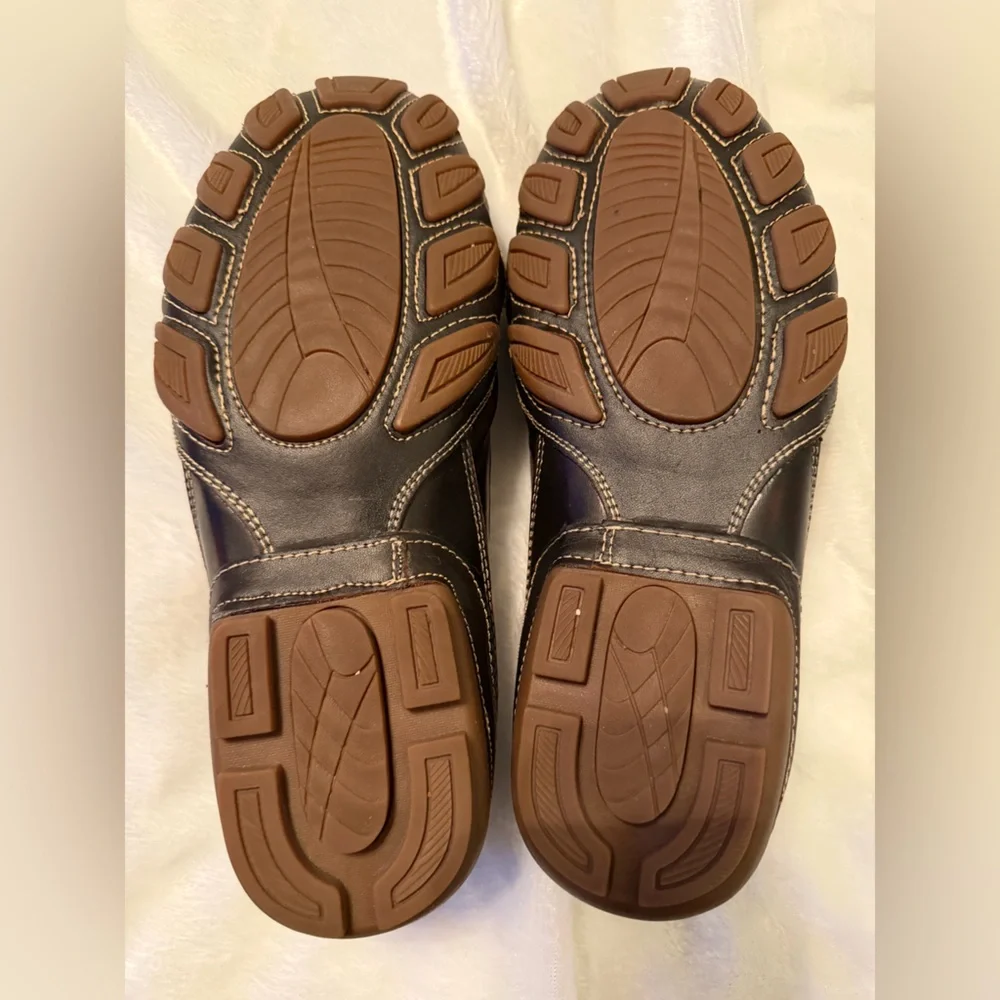 Men’s Aldo Dark Brown Leather Slip-On Loafers - Picture 11 of 11